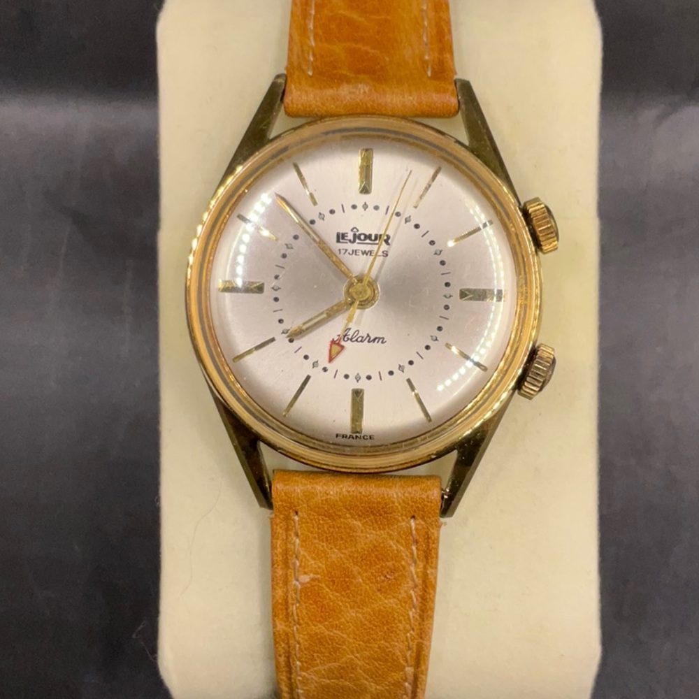 Vintage Le Jour France Alarm Watch, Excellent Condition, Running Fine, ~35mm